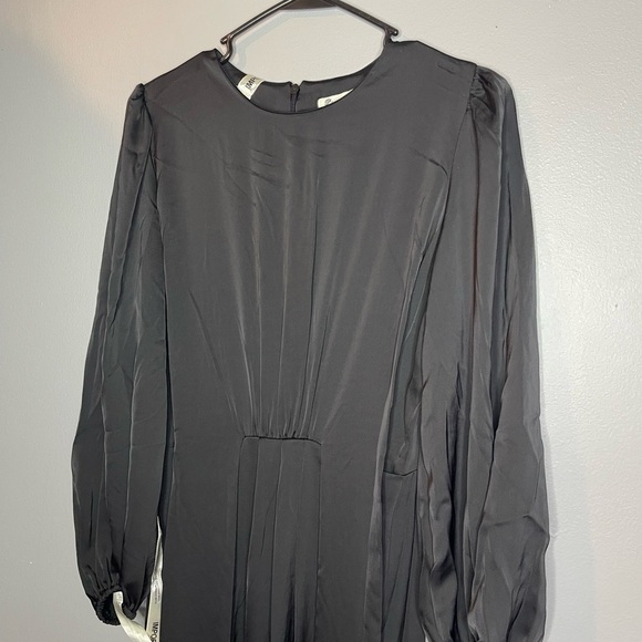 PinupArt NWT Black Maxi Dress with Draped Waist, Size XS - Picture 4 of 10
